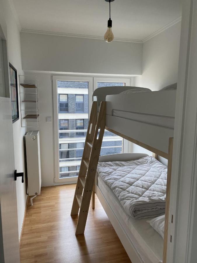 Appartment With Frontal Sea View With 3 Bedrooms Koksijde Dış mekan fotoğraf