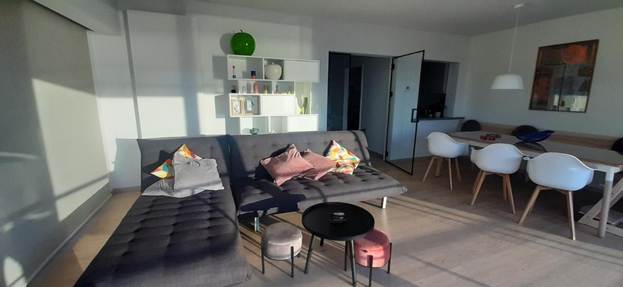 Appartment With Frontal Sea View With 3 Bedrooms Koksijde Dış mekan fotoğraf